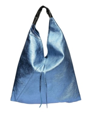 Isabella Rhea Blauw Rundleer Tas