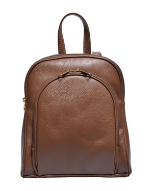 Anna Luchini Bordeauxrood Rundleer Tas