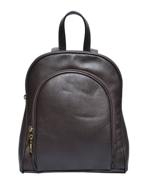 Anna Luchini Bordeauxrood Rundleer Tas