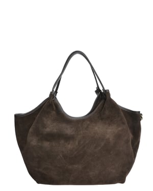 Anna Luchini Bordeauxrood Rundleer Tas