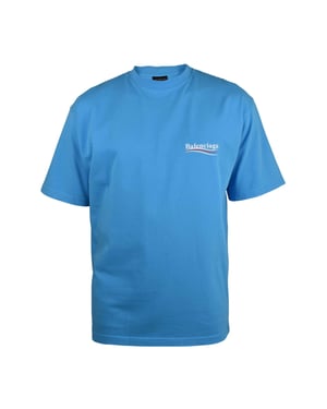 Balenciaga T-shirt met ruime pasvorm Blauw
