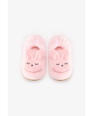 Penti meisjesslippersokken met Sleepy Bunny Unicorn-patroon
