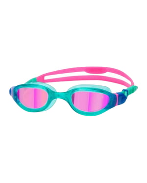 Zoggs Zwembril voor kinderen met Phantom-contrastdetails (Turkoois/Roze)