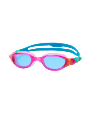 Zoggs Zwembril voor kinderen met Phantom-contrastdetails (Roze/Turquoise/Blauw)