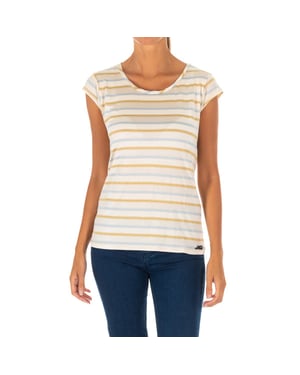 Dames t-shirt met korte mouwen en ronde hals 10DMC0121