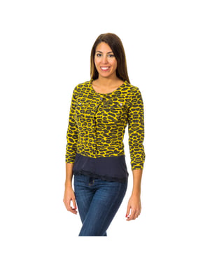Bolero-jasje met 3/4-mouwen en ronde hals 10DGA0175 vrouw