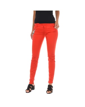 Lange broek met smal gesneden zomen 70DBF0716-R295 vrouw