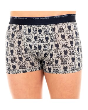 Damesboxer JFB108-DOG-GREY, ademend geweven elastisch katoen