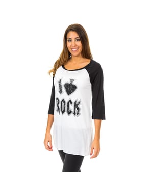 Dames-T-shirt met 3/4 mouwen en boothals 10DML0381