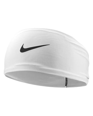 Nike Unisex Fury Classic-hoofdband voor volwassenen (Wit/zwart)