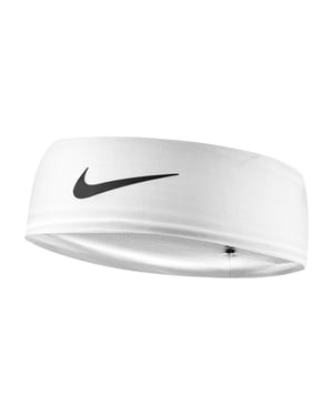 Nike Unisex Fury Classic-hoofdband voor volwassenen (Wit/zwart)