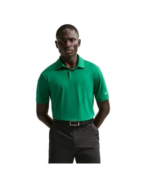 Nike Velocity-poloshirt voor heren (Malachietgroen/Wit)