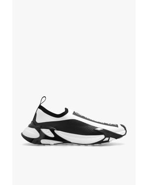 Sneakers met logo
