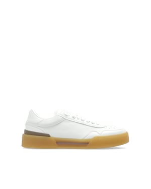 Sneakers met logo