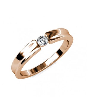 Eenvoud Ring - Oostenrijks Kristal