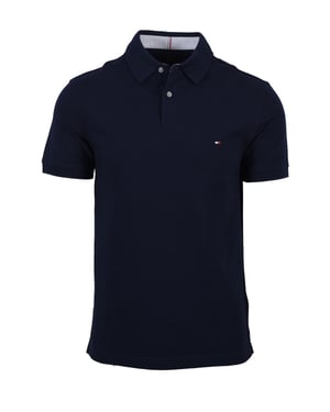 Tommy Hilfiger Regular Fit Polo Shirt Carbon Marine