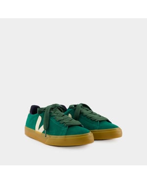 Campo Bold Sneakers - Veja - Leer - Groen