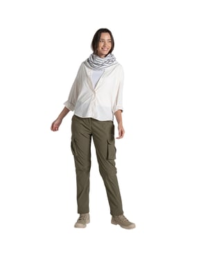Craghoppers Unisex Infinity II Gestreepte Nosilife Sjaal voor volwassenen (Zeilwit/Blauw marine)
