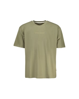 Guess Jeans Verde Katoenen T-shirt voor Mannen