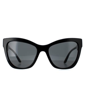 Versace VE4417U 535887 zwart patroon donkergrijze zonnebril
