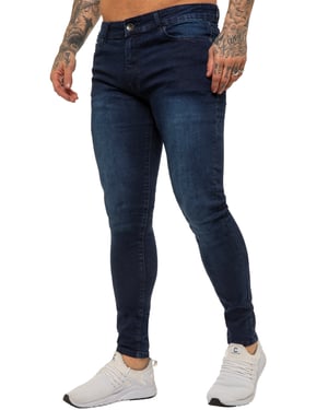 Enzo heren skinny super stretch denim jeans