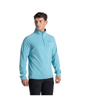 Craghoppers Heren Corey VI Half Zip Fleece Top (Zoutpoel)