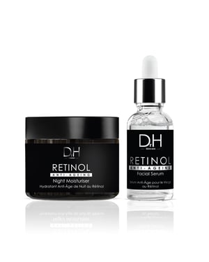 Dr H Retinol anti-aging nachtcrème 60 ml + Retinol anti-aging gezichtsserum 30 ml