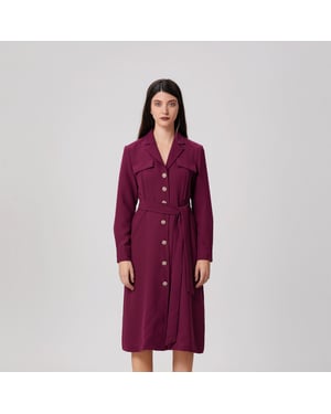 Minimalistische safari-stijl jurk