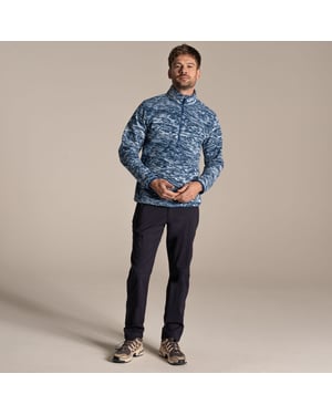 Craghoppers Heren National Trust Irt Print Fleece Top (Jeneverbes)