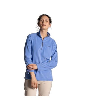 Craghoppers Dames/Dames Nation Trust Miska Half Zip Fleece Top (Vinca Blauw)