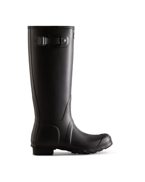 Hunter Original hoge regenlaarzen voor dames, zwart