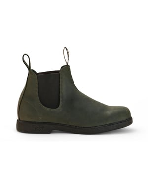Rossi 607 Booma Moss Olijfgroene Leren Chelsea Boots