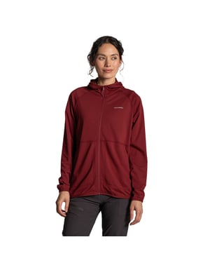 Craghoppers Dames/Dames Aya Nosilife Hooded Jacket (Riad Rood)