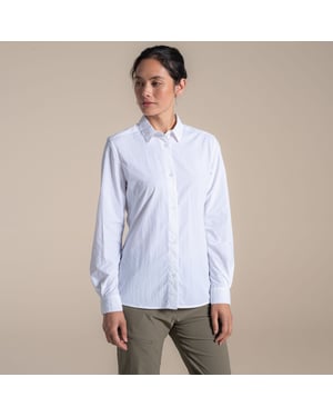 Craghoppers Dames/Dames Alma Nosilife Shirt Met Lange Mouwen (Wit)