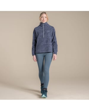 Craghoppers Dames/Dames Esk II Half Zip Fleece Top (Antraciet)