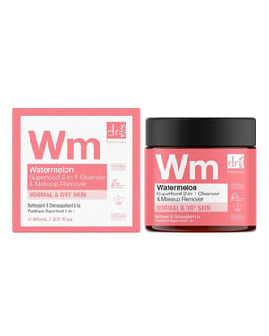 Dr. Botanicals Watermeloen Superfood Anti-Aging 2-in-1 Reiniger & Make-up Remover 60ml