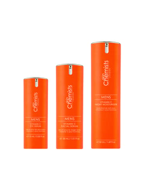 skinChemists Geavanceerde anti-verouderingsroutine met vitamine C voor mannen ter preventie