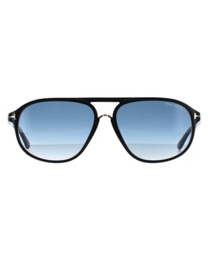 Tom Ford Zonnebril 0447 Jacob 01p Glanzend Zwart Groenverloop