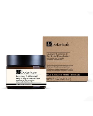 Dr. Botanicals Dag- en nachtcrème met lavendel en vitamine C tegen huidveroudering 50 ml