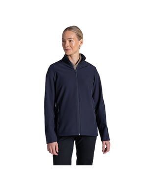Craghoppers Dames Expert Basecamp II Softshell Jacket (Donker Navy)