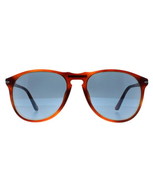 PERSOL Zonnebril 9649 96/56 Terrië Di Siena Schildpad Blauw