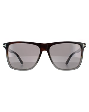 Tom Ford zonnebril Fletcher FT0832 55C gekleurde Havana Gray Mirror