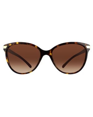Burberry Zonnebril Be4216 300213 Donker Havana Met Goud Detailing Bruin Verloop