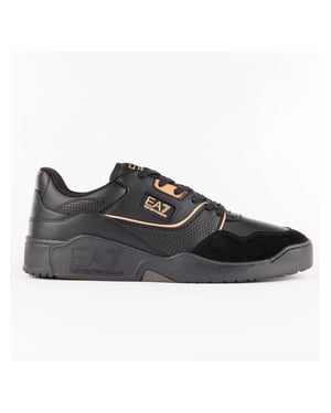 EA7 herensneakers met logo-patch