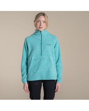 Craghoppers Dames/Dames Esk II Half Zip Fleece Top (Aqua geglazuurd)