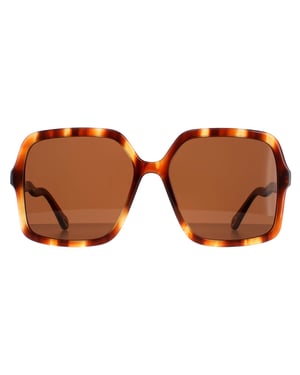 Chloe Square Dames Havana Bruin CH0086S Zelie