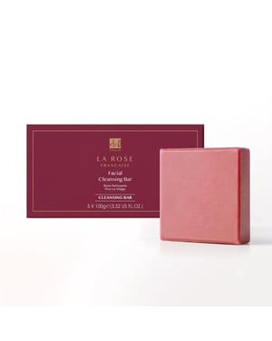 Dr. Botanicals La Rose Francaise Anti-Ageing Gezichtsreinigingszeep (verpakking van 5) 100 g x 5