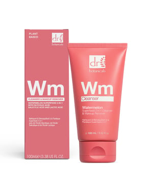 Dr. Botanicals Watermeloen Superfood Anti-Aging 2-in-1 Reiniger 100ml met glycolzuur en salicylzuur