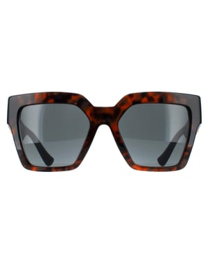 Versace VE4458 542987 donker havana donkergrijs zonnebril