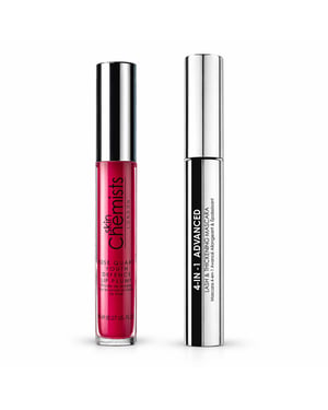 skinChemists Rose Quartz Wimper- & Lip Straling Duo Set